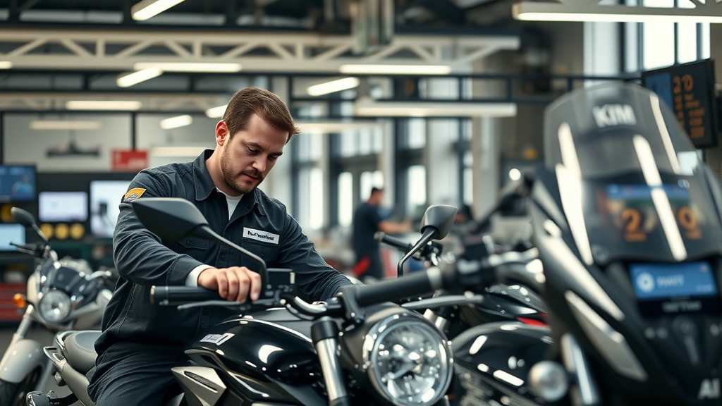 AI Video Content Creation for Motorcycle Repair Shops