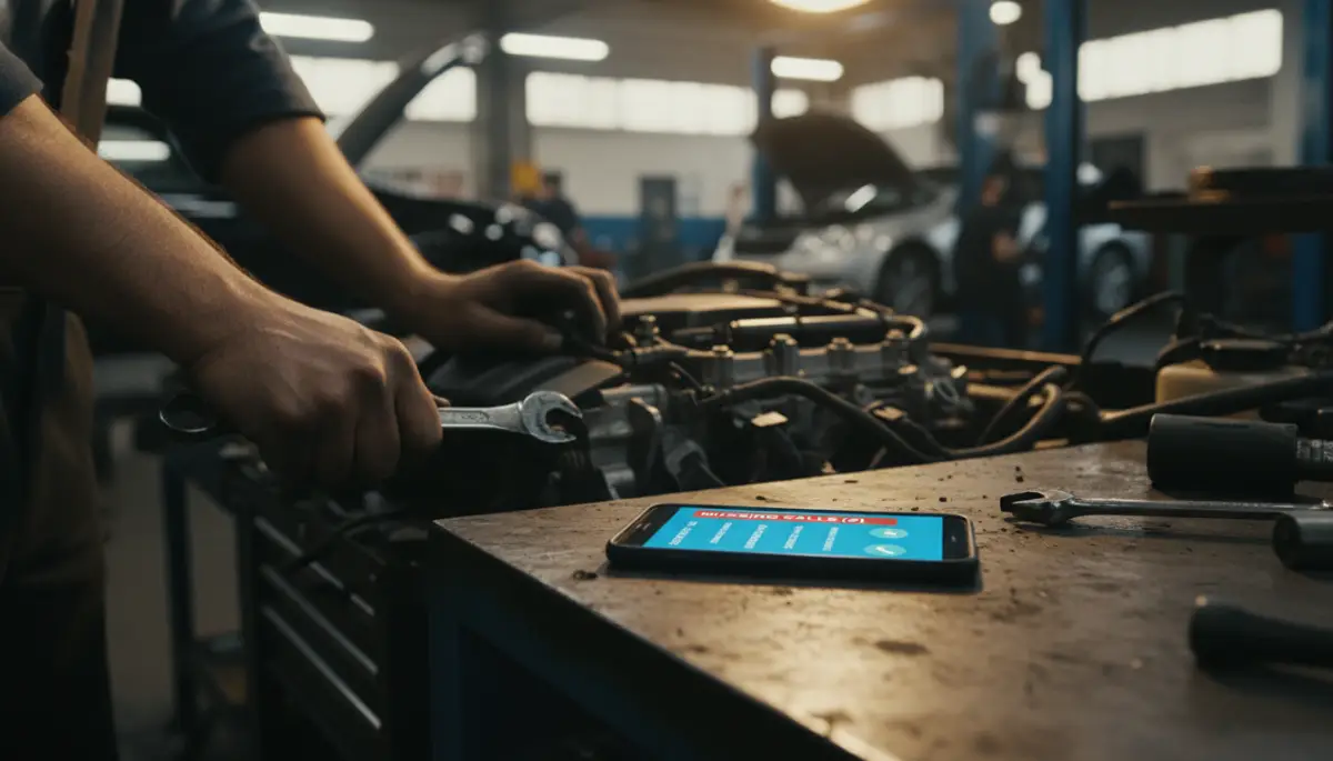 auto shop missed calls