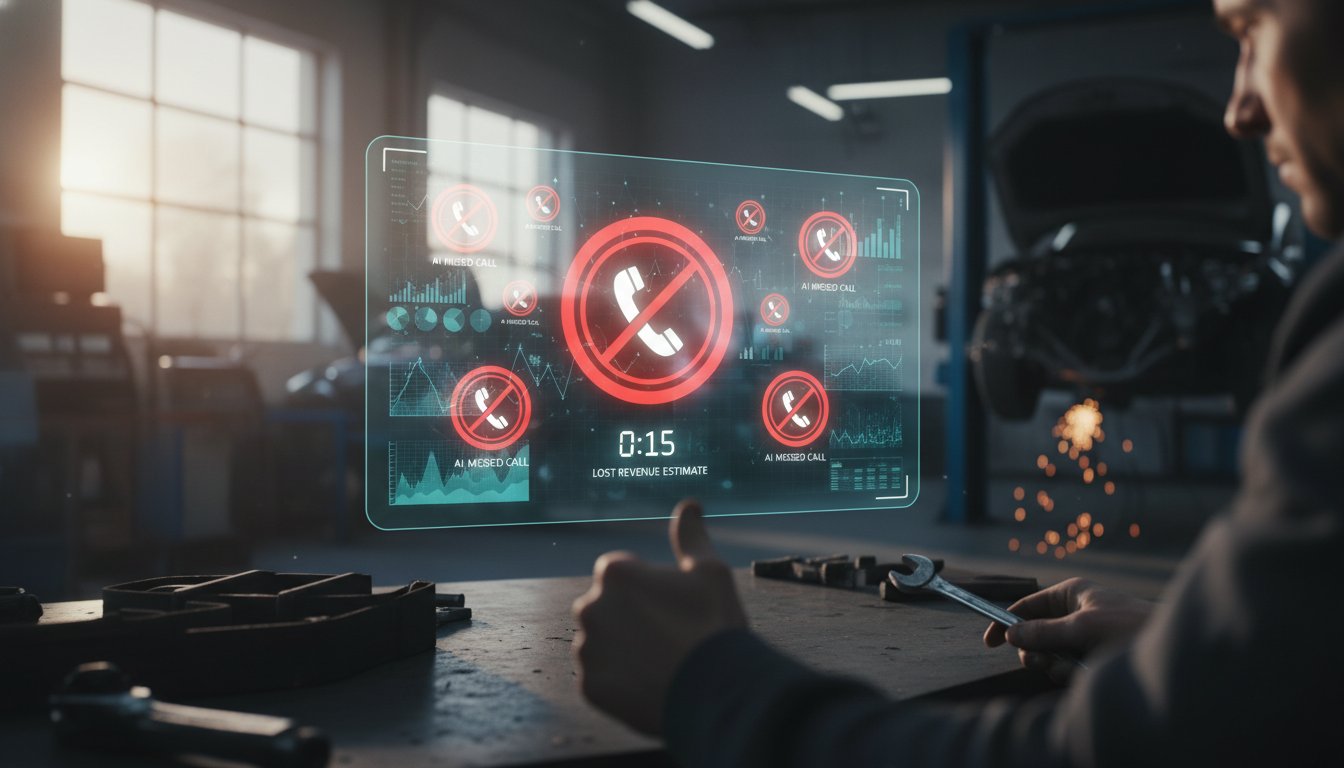 auto shop missed calls