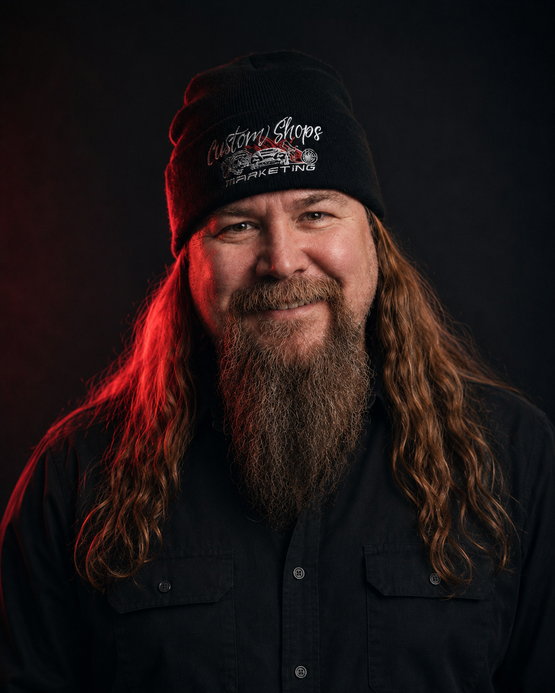 Founder Portrait in an Automotive Workshop